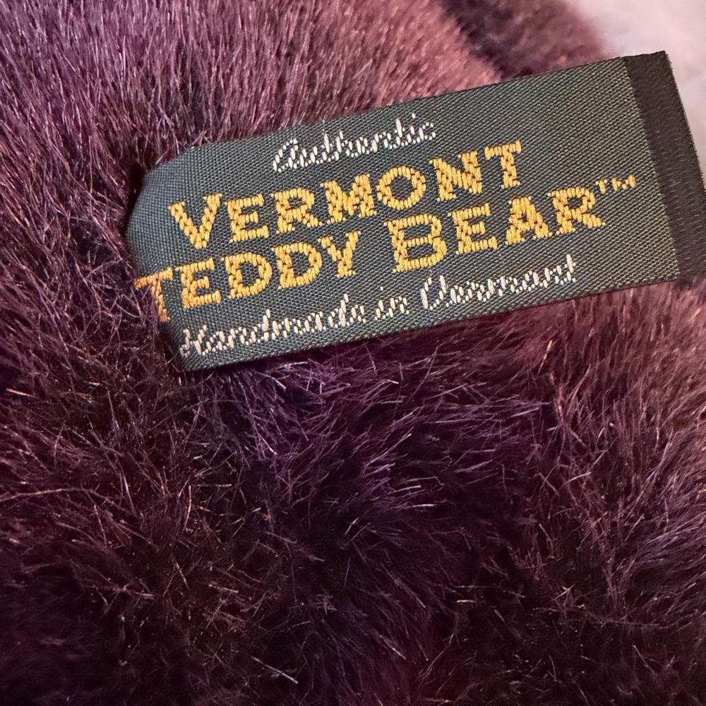 Vermont Teddy Bear Plush Toy - Purple